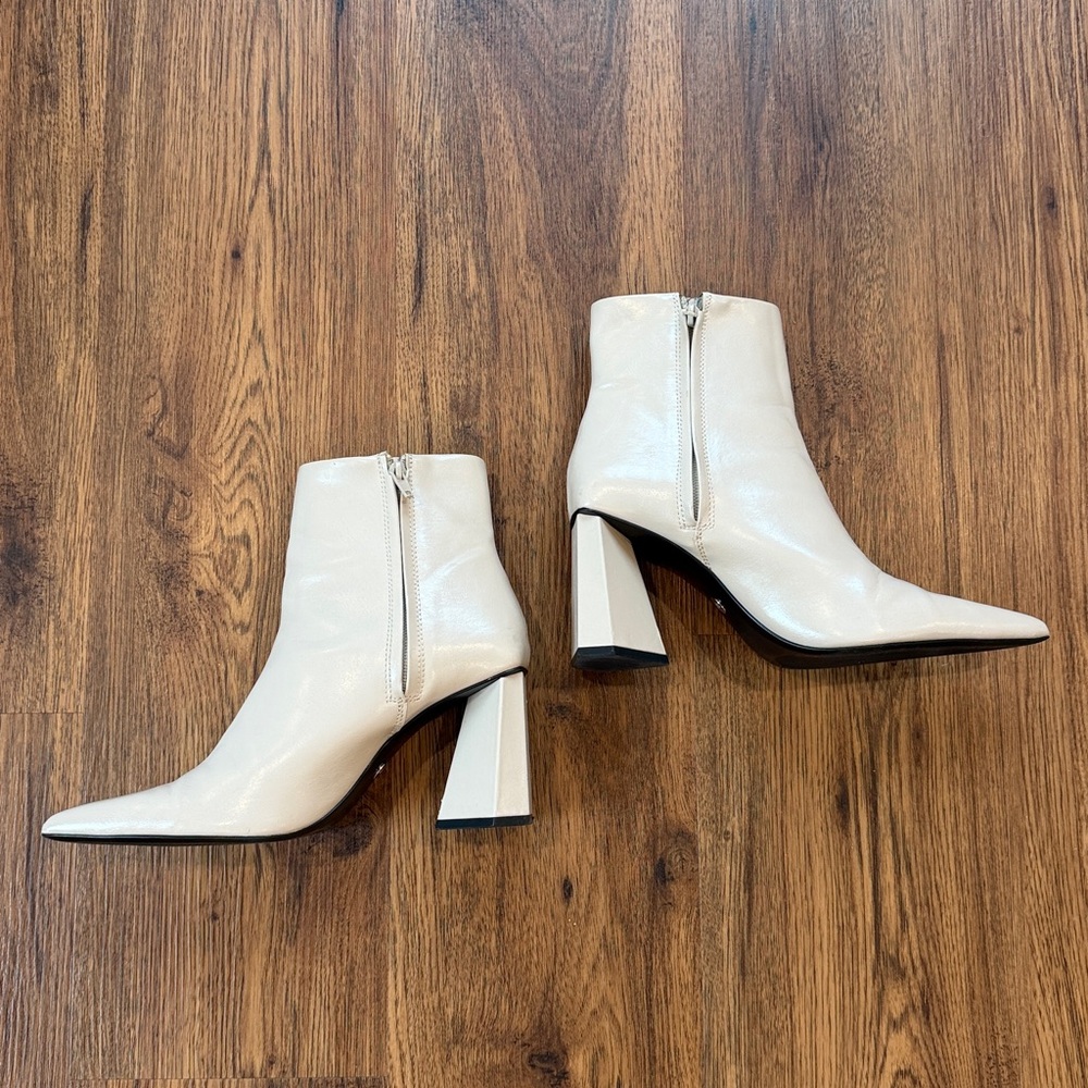 Zara Triangular Heeled Booties - image 6